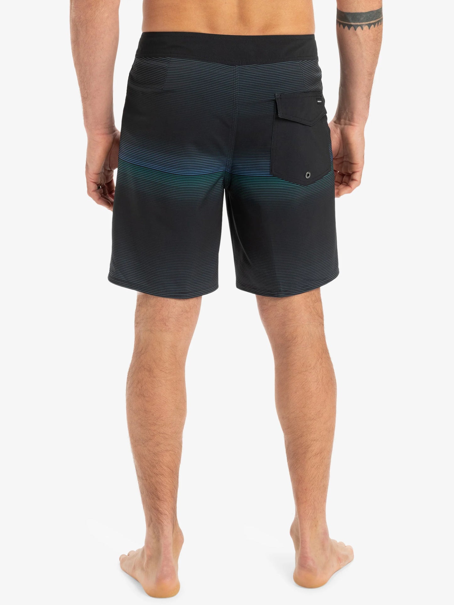 Costume Uomo Quiksilver Surfsilk Straight Leg 18” – Nero/Blu
