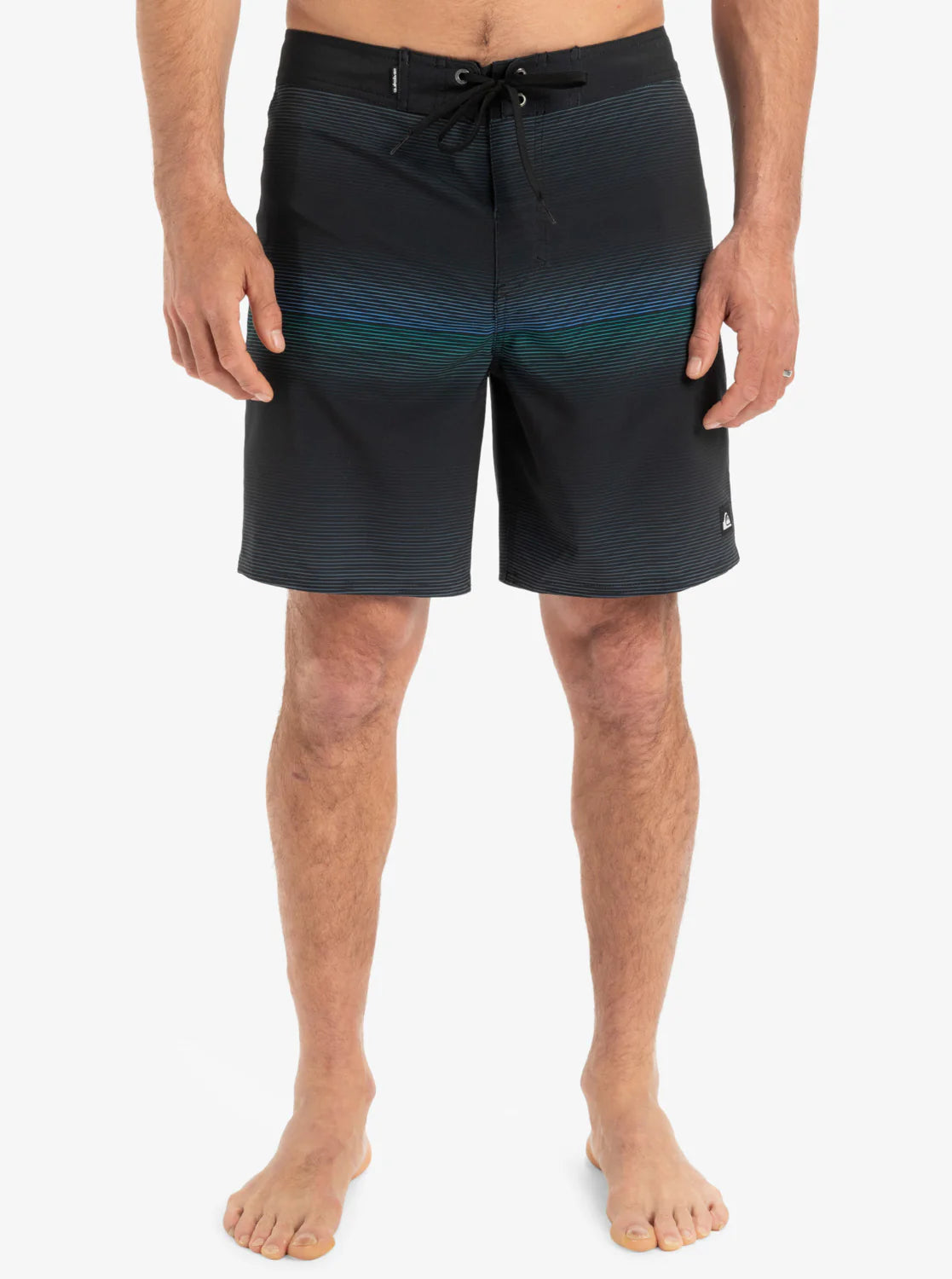 Costume Uomo Quiksilver Surfsilk Straight Leg 18” – Nero/Blu